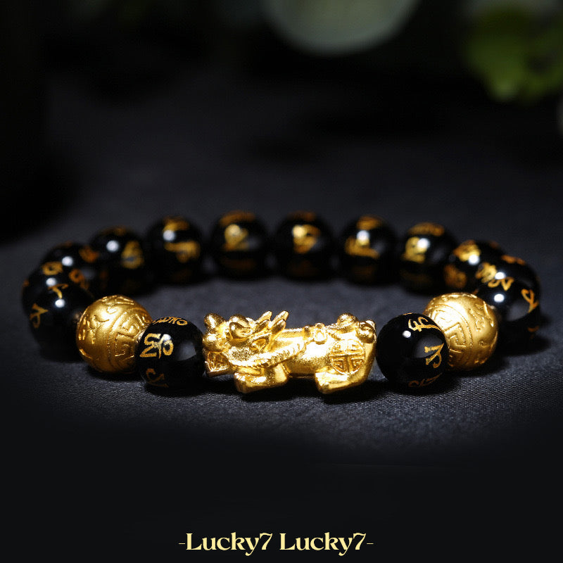 Black Obsidian Pixiu Bracelet