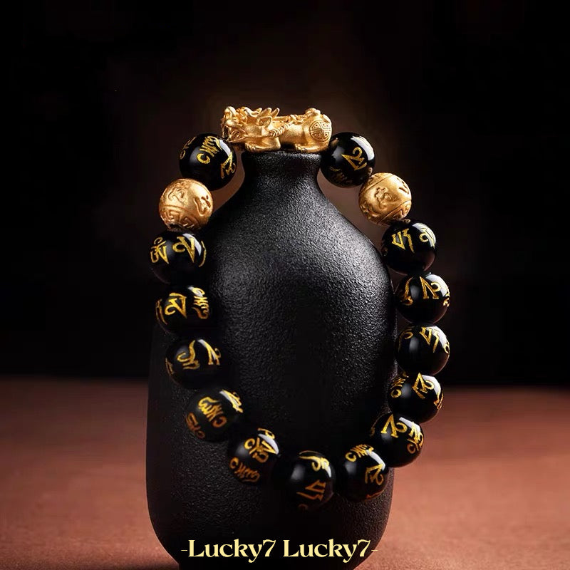 Black Obsidian Pixiu Bracelet