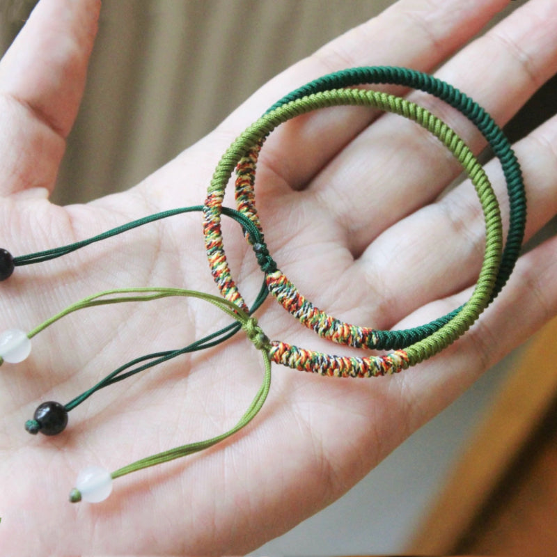 Tibetan Vajra Knot Bracelet – A Symbol of Spiritual Protection and Blessing