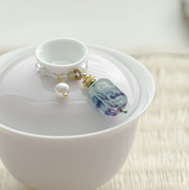 Hand-knitted Home Gaiwan Tea Pot Handle - Exquisite Tea Ceremony Small Ornament - Pot Rope Accessories
