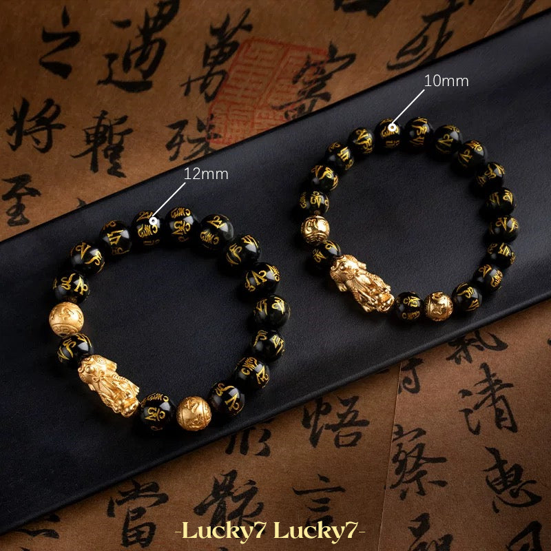 Black Obsidian Pixiu Bracelet