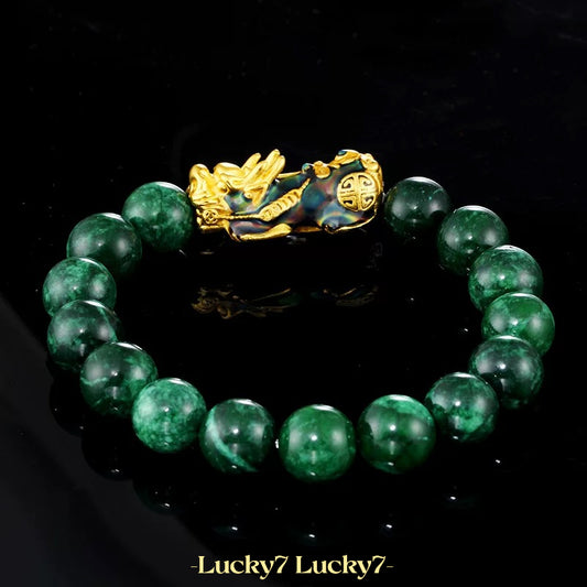 Piyao Abundance Protection Jade Bracelet – Prosperity, Wealth, and Luck