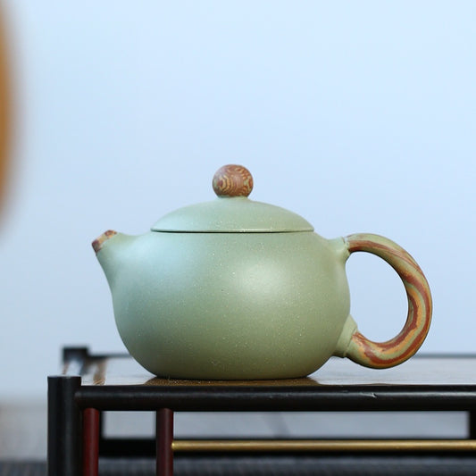 Xishi teapot, Yixing, original ore purple clay teapot, pure handmade, purple clay teapot, tea set