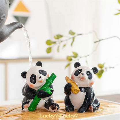 Cute Panda Color-Changing Tea Pet