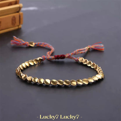 Tibetan Copper Beads Bracelet——Healing, Positivity & Wealth Protection