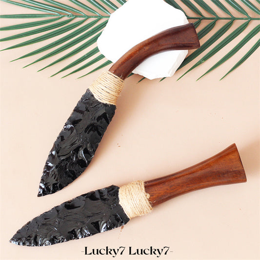 Obsidian Dagger - Harness the Power of Nature to Protect Your Aura