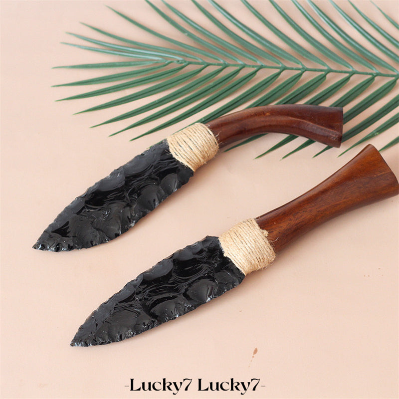 Obsidian Dagger - Harness the Power of Nature to Protect Your Aura