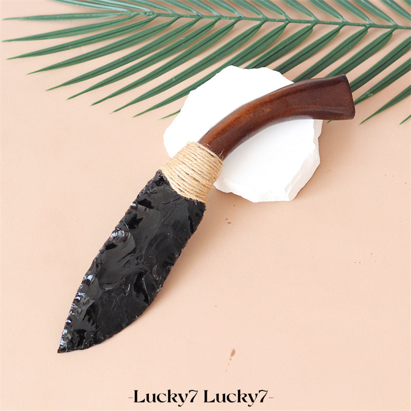 Obsidian Dagger - Harness the Power of Nature to Protect Your Aura