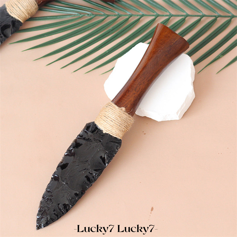 Obsidian Dagger - Harness the Power of Nature to Protect Your Aura