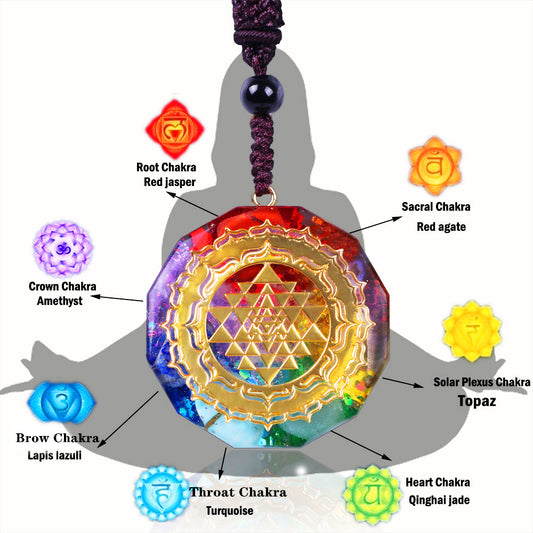 Sacred Energy Chakra Necklace – A Symbol of Vitality, Healing, and Protection