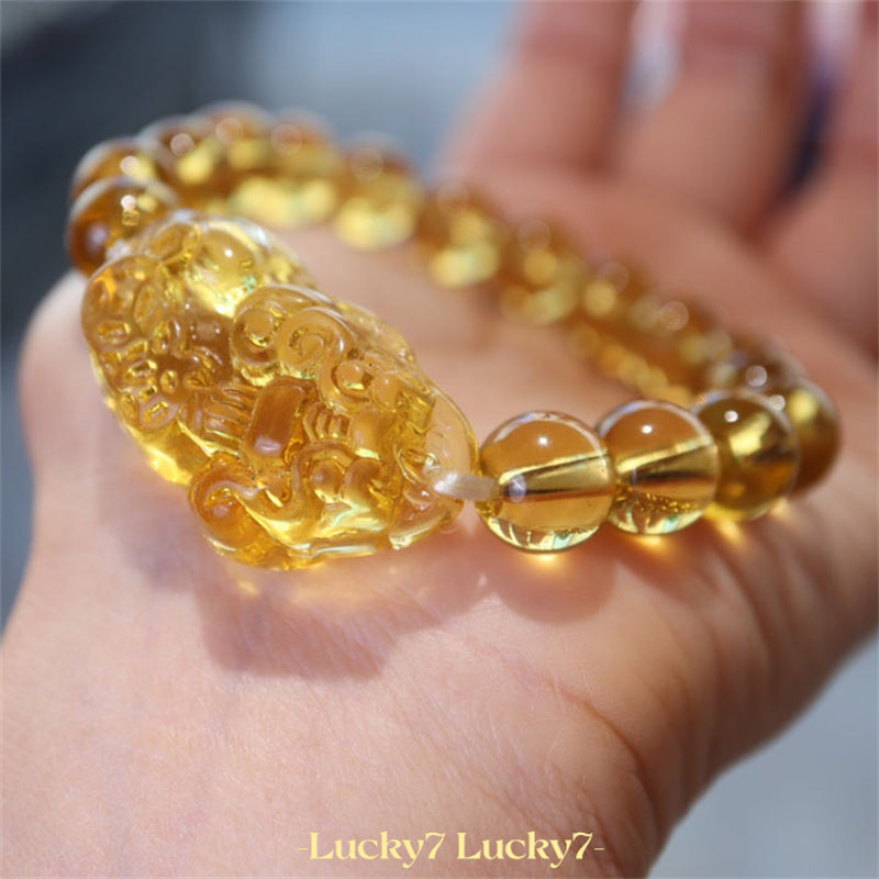 Pi Yao Citrine Wealth Bracelet – A Symbol of Wealth, Positivity, and Happiness