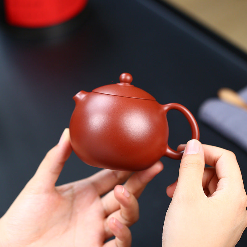 Dragon egg teapot, Yixing original ore purple clay teapot, pure handmade purple clay teapot, tea set, five colors