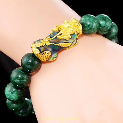 Piyao Abundance Protection Jade Bracelet – Prosperity, Wealth, and Luck