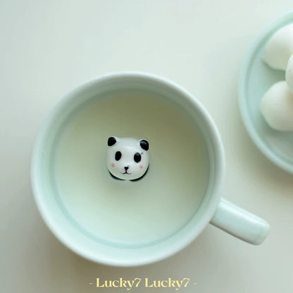 Cute 3D Panda Mug Teacup Coffee Mug/Porcelain cup