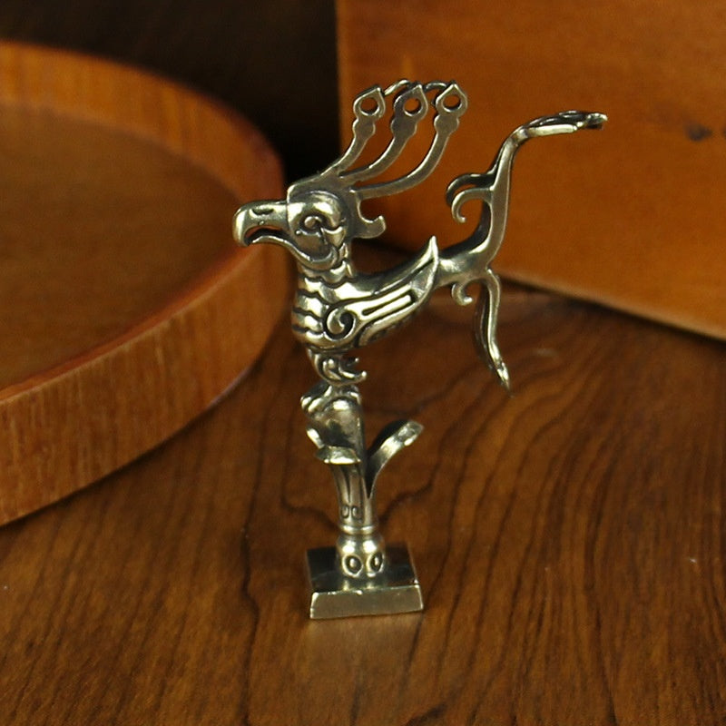 Ancient Bronze Sculptures Inspired by Sanxingdui- Desk Ornament